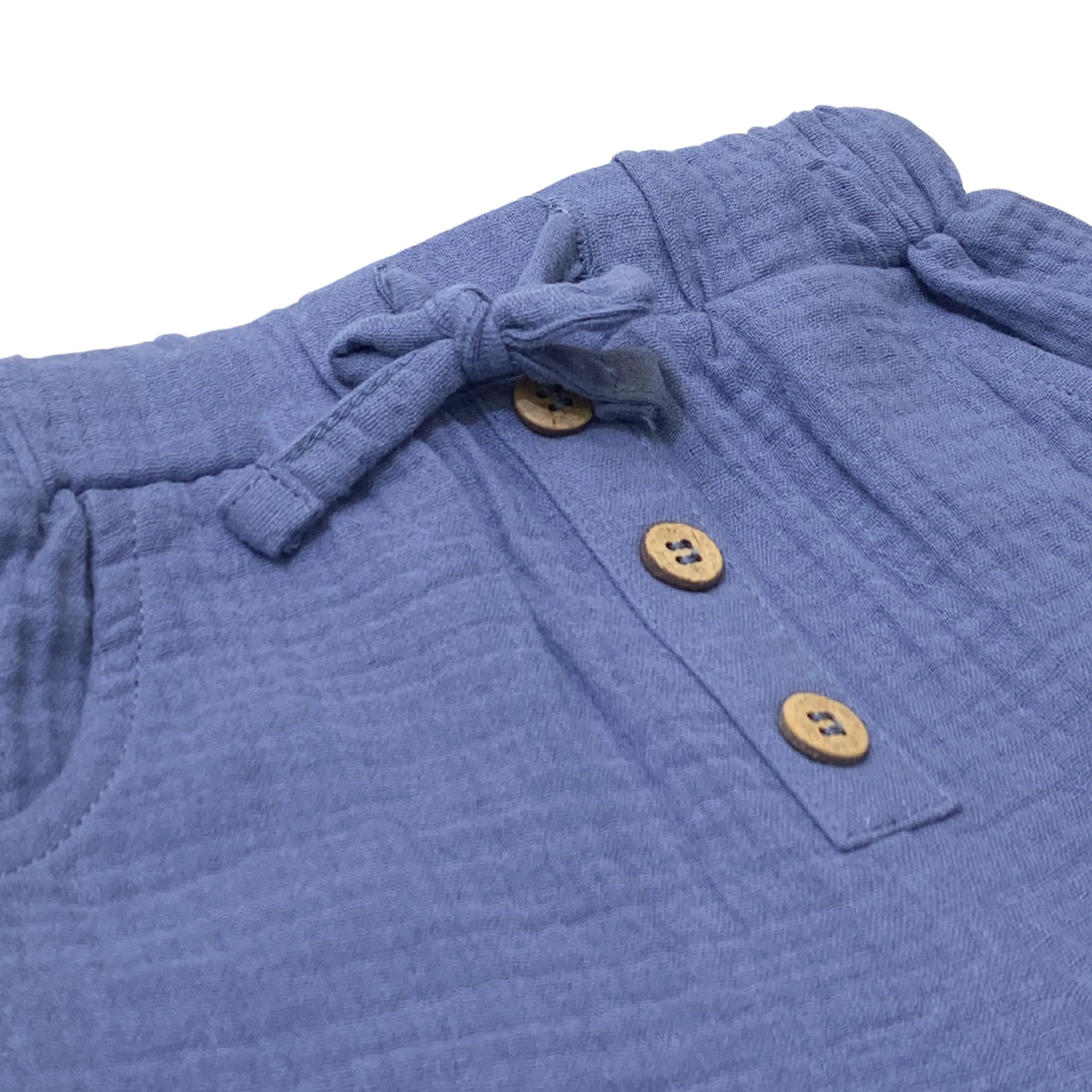 100% Organic Cotton Muslin Shorts