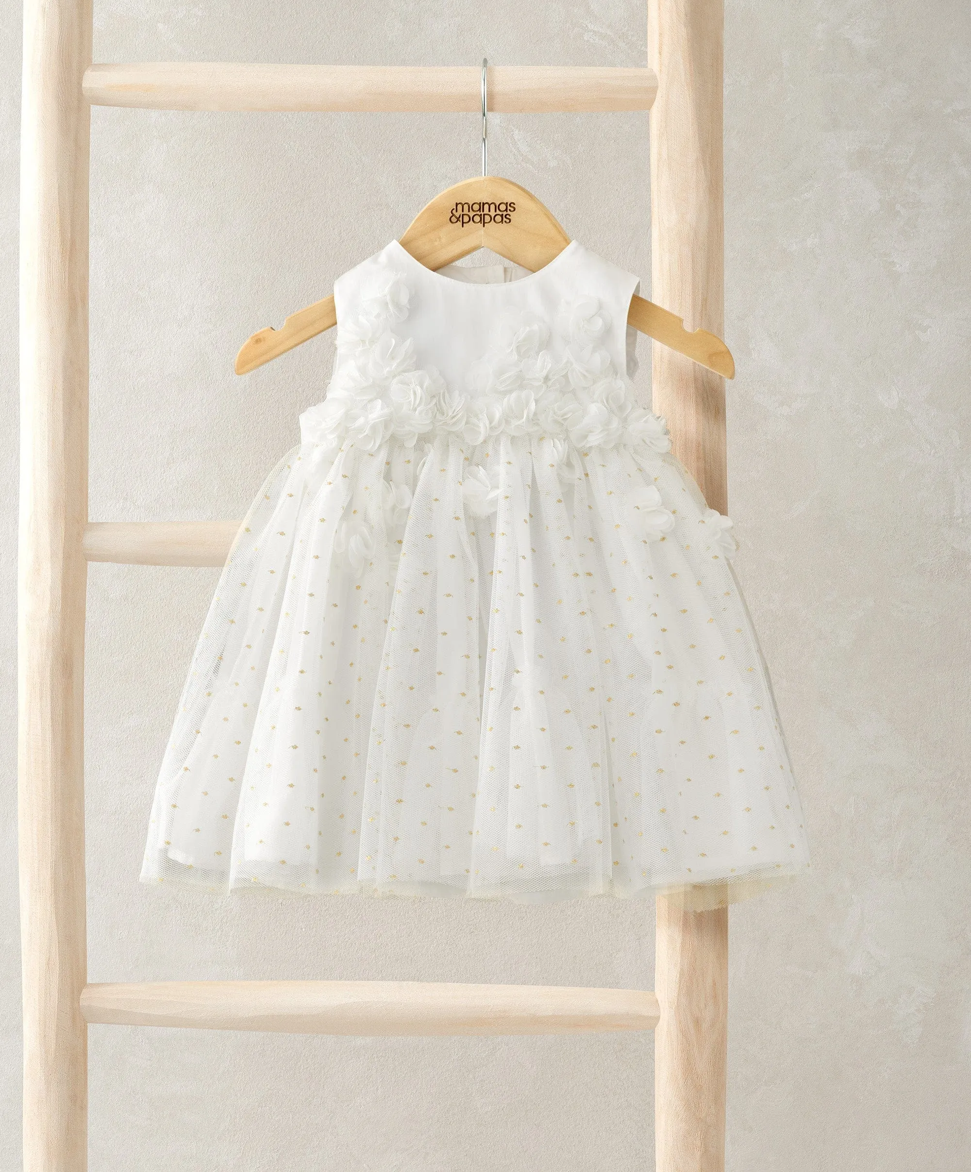3D Floral Dress Babykids Mamas & Papas