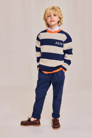alex c-neck 000760 - indigo Ao76 Clothes Boys Girls