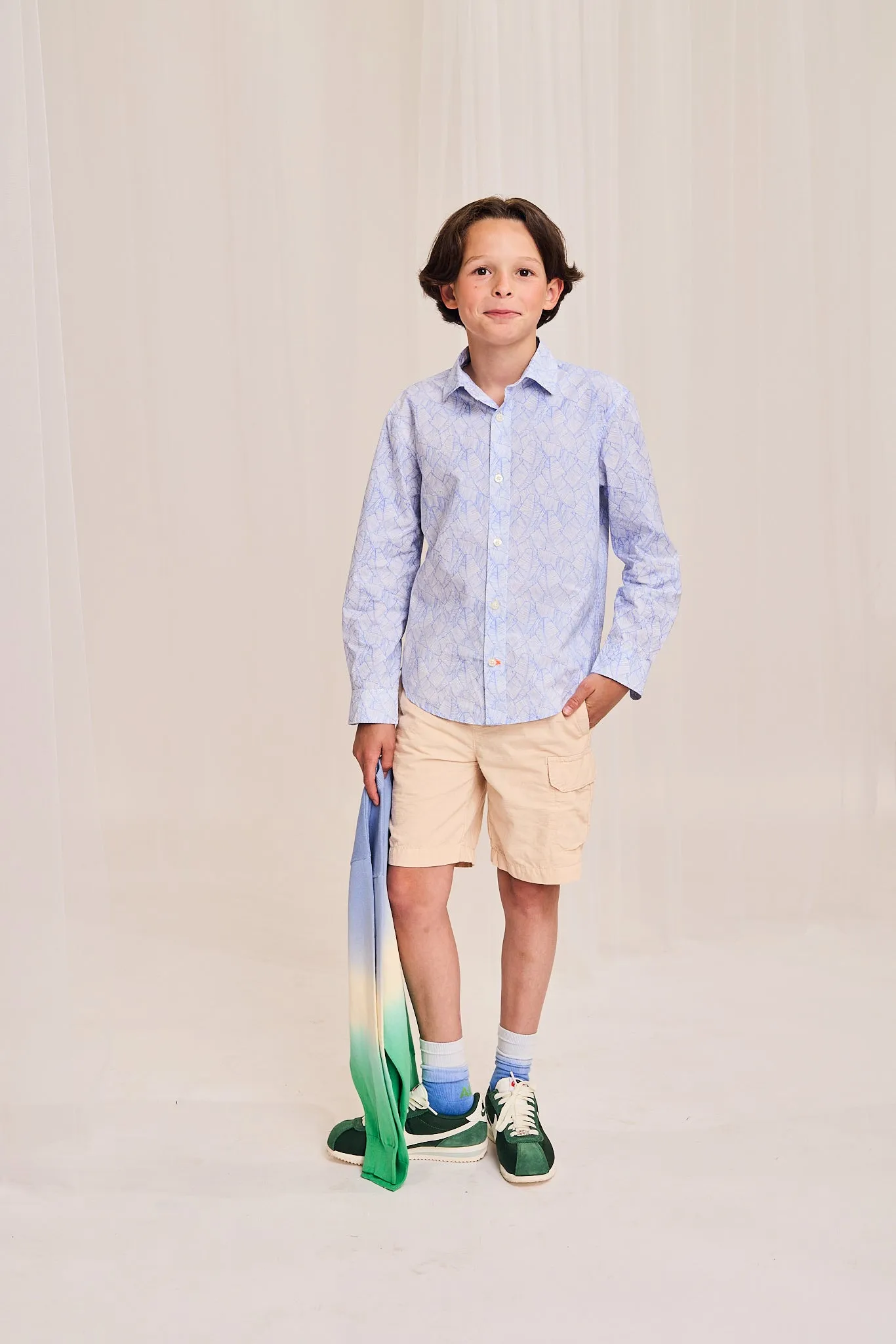 andy ribstop shorts 000116 - cream Ao76 Clothes Boys Girls