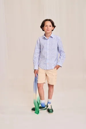 andy ribstop shorts 000116 - cream Ao76 Clothes Boys Girls