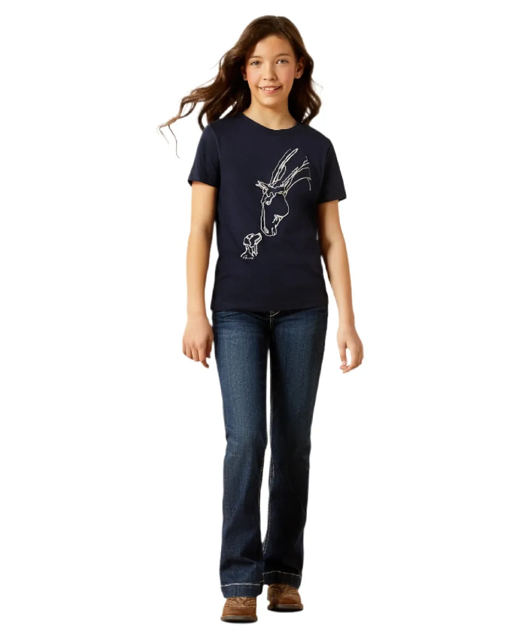 Ariat Childrens Hay Girl T-Shirt Ariat Clothing