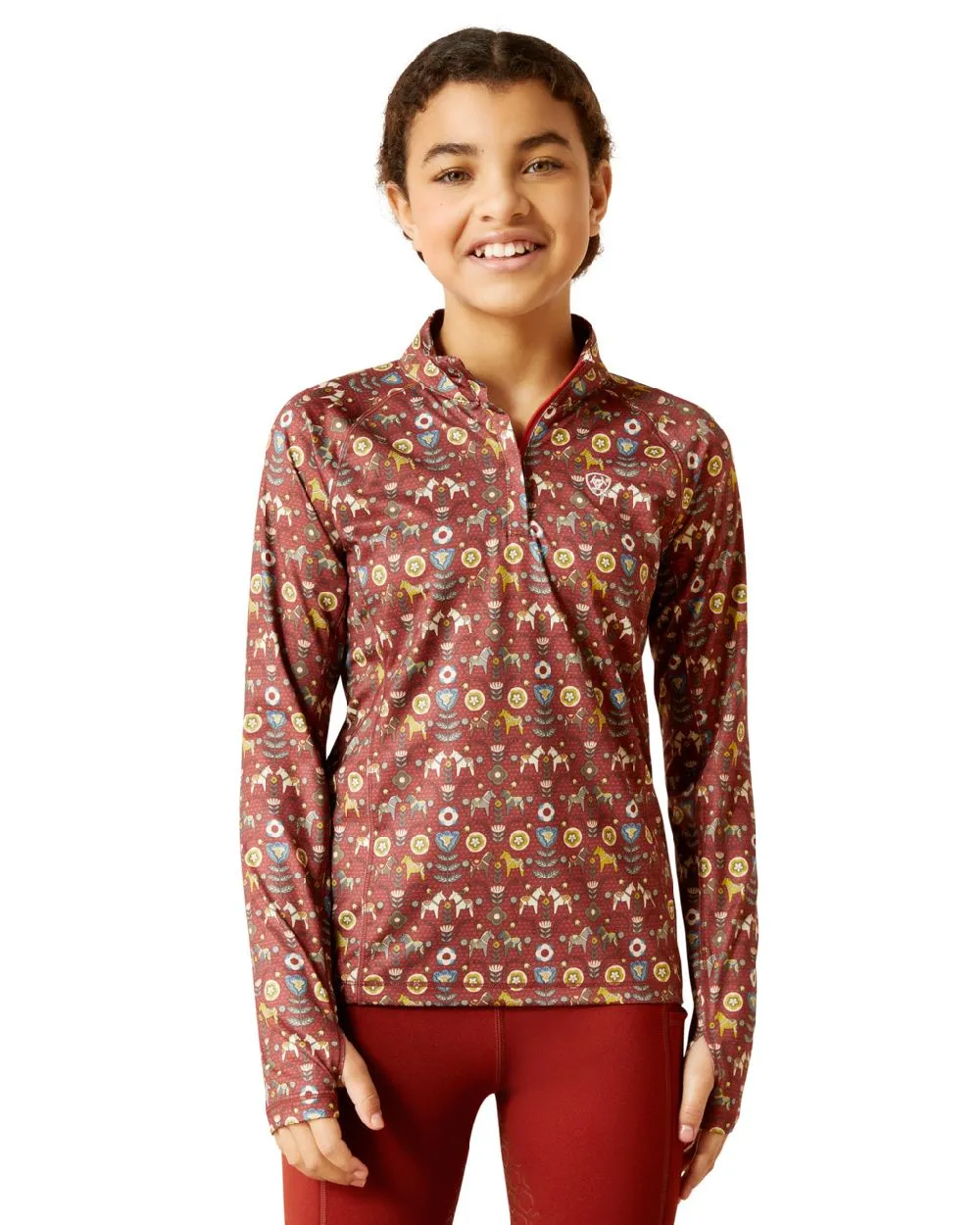 Ariat Childrens Lowell 2.0 1/4 Zip Base Layer Clearance Ariat Clothing