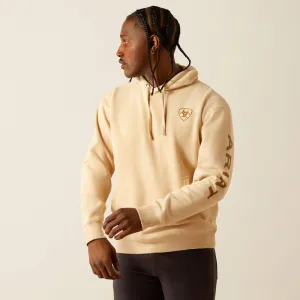 Ariat Logo Hoodie in Tan Heather Ariat Clothing