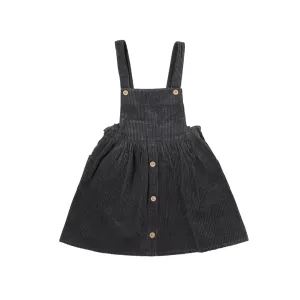 Autumn Pinafore - Charcoal Blue by Vignette - FINAL SALE
