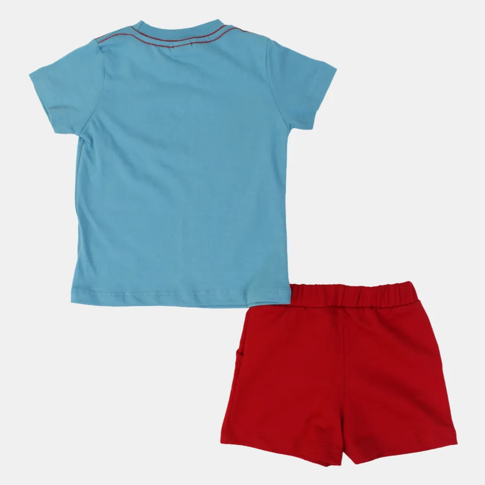 Baby Boys Cotton Pajama Set – Mickey Mouse Print