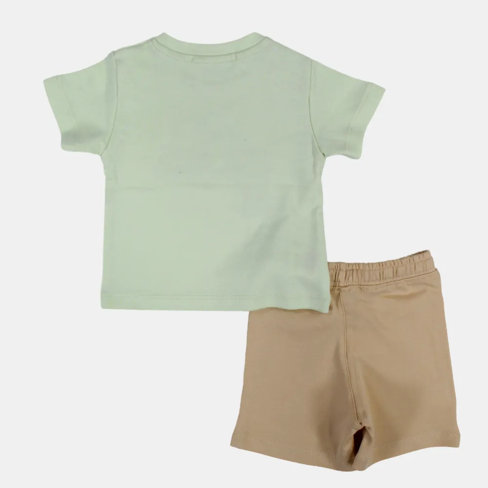 Baby Boys' Light Green "I Love My Daddy" Pajama Set