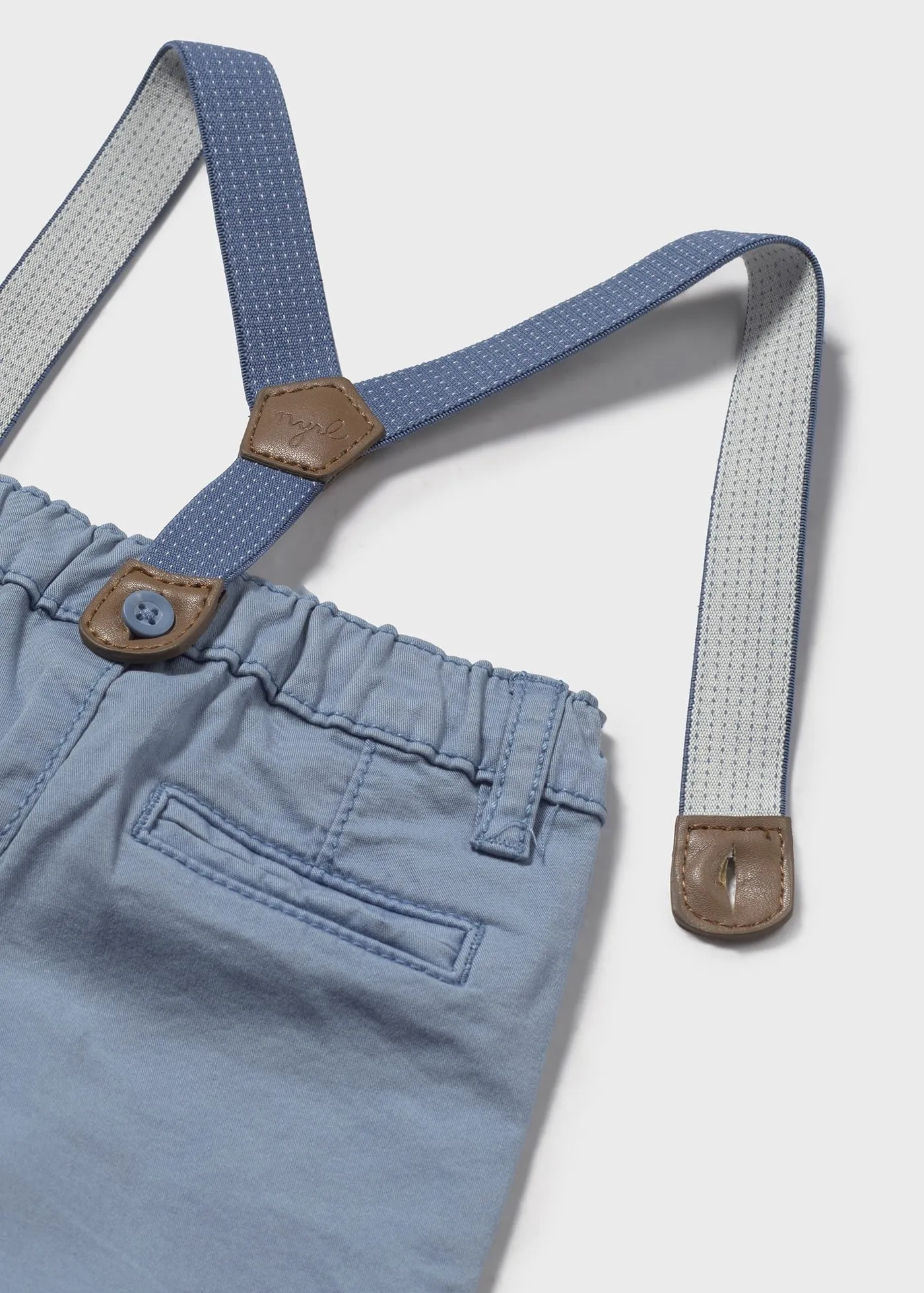 Baby Chino Pants with Suspenders - Riviera by Mayoral
