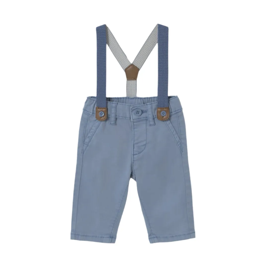 Baby Chino Pants with Suspenders - Riviera by Mayoral
