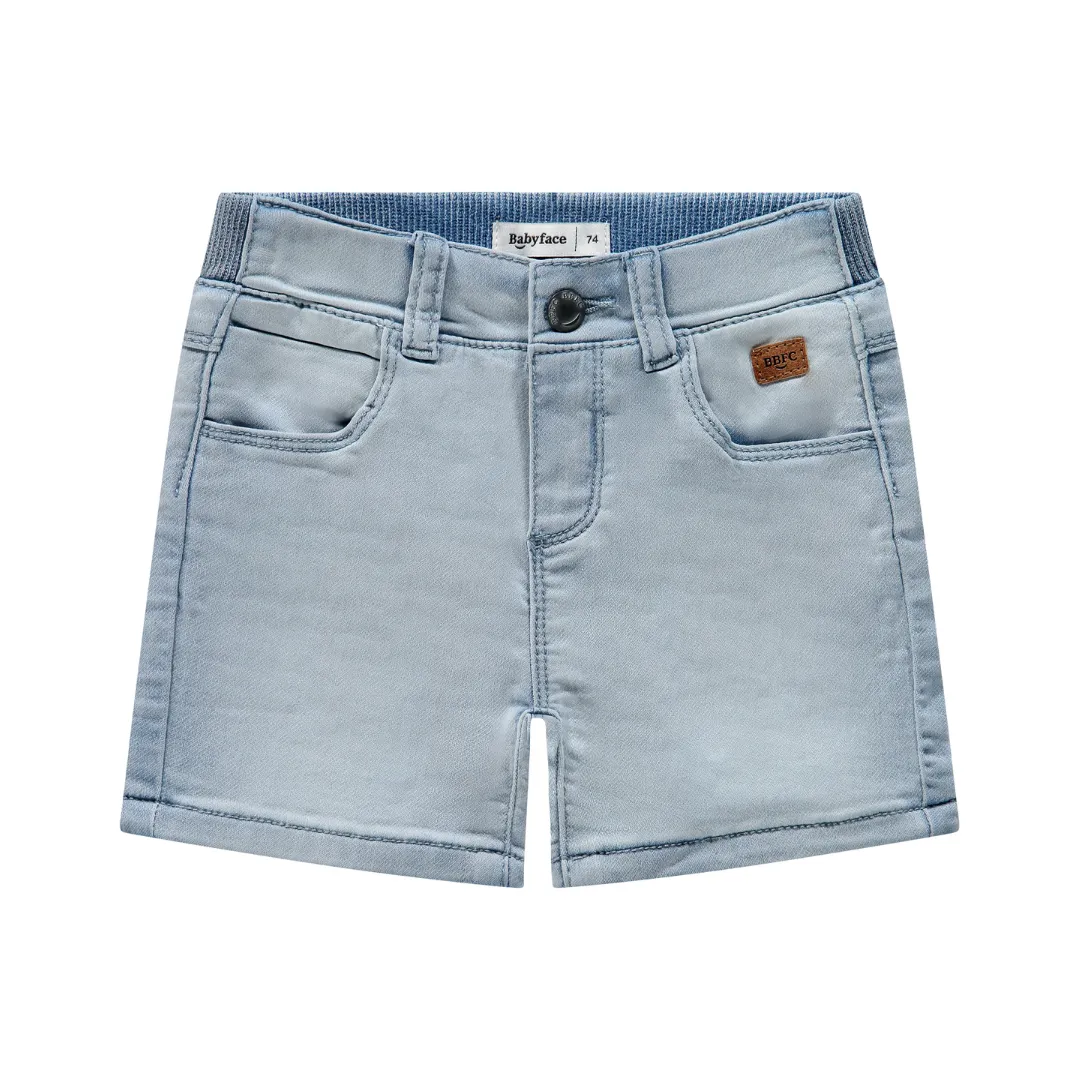 Baby Denim Jogg Shorts - Light Blue by Babyface