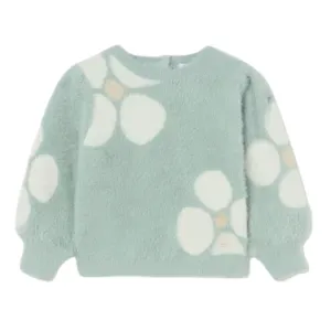 Baby Flower Jacquard Sweater - Jade by Mayoral - FINAL SALE