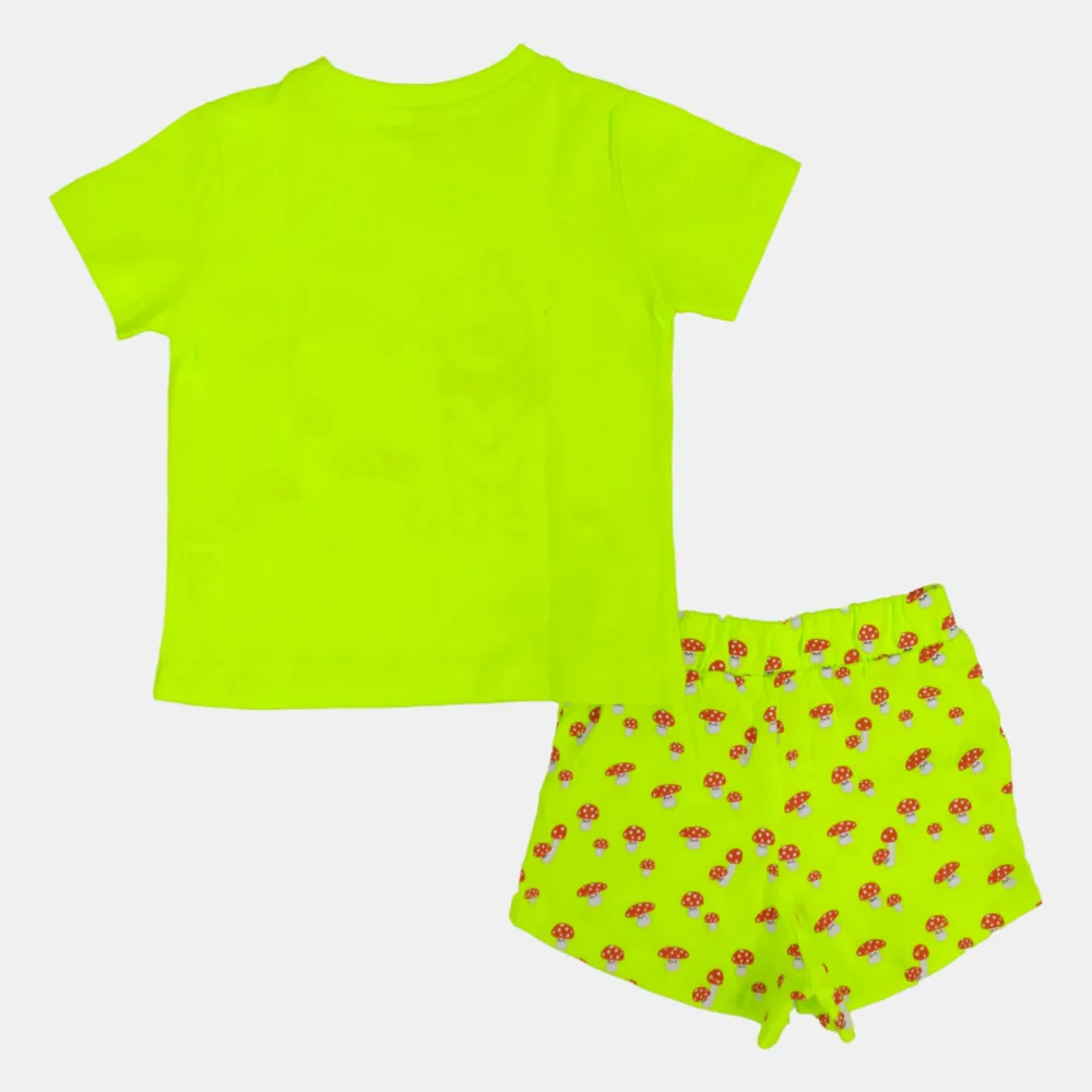 Baby Girls Cotton Pajama Set - Winnie The Pooh Design