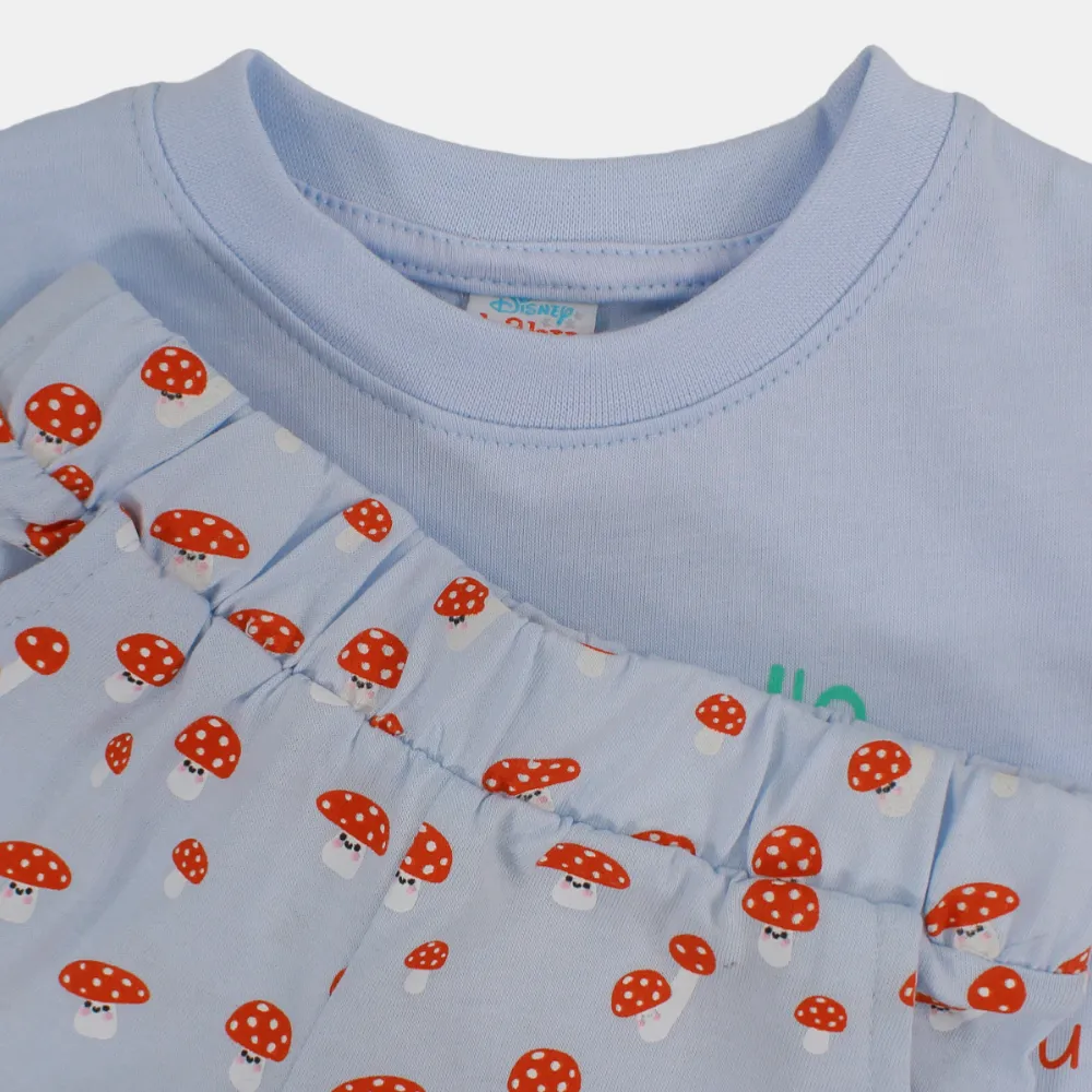 Baby Girls Cotton Pajama Set - Winnie The Pooh Design