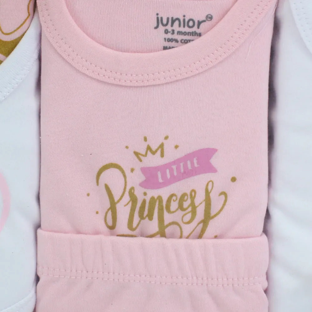 Baby Girls Gift Clothes Box – 10-Piece Little Princess Set in Pink