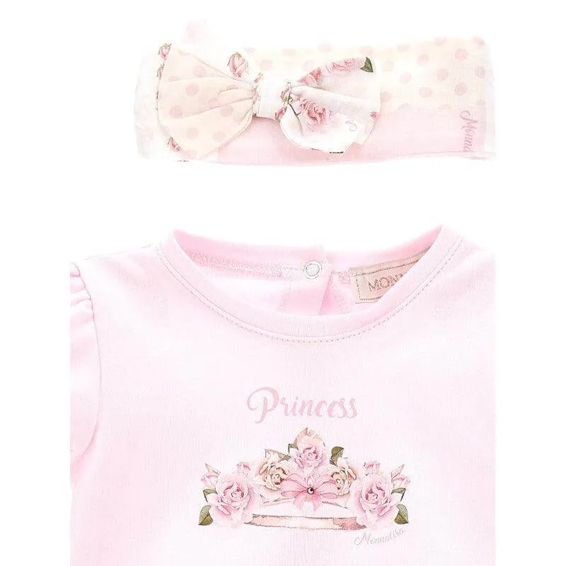 Baby Girls Pink Rose Set