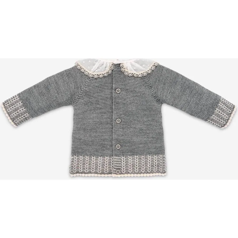 Baby Grey 'Saturno' Knitted Set