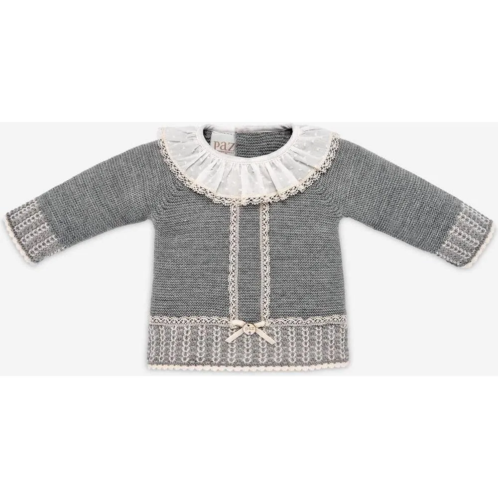 Baby Grey 'Saturno' Knitted Set
