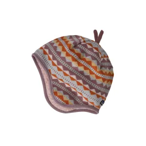 Baby Reversible Beanie - Diamond Stripe: Stormy by Patagonia
