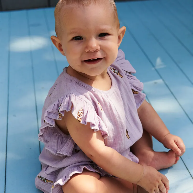Baby Roey Two Piece Set - Lavender Soft Serve by Pink Chicken