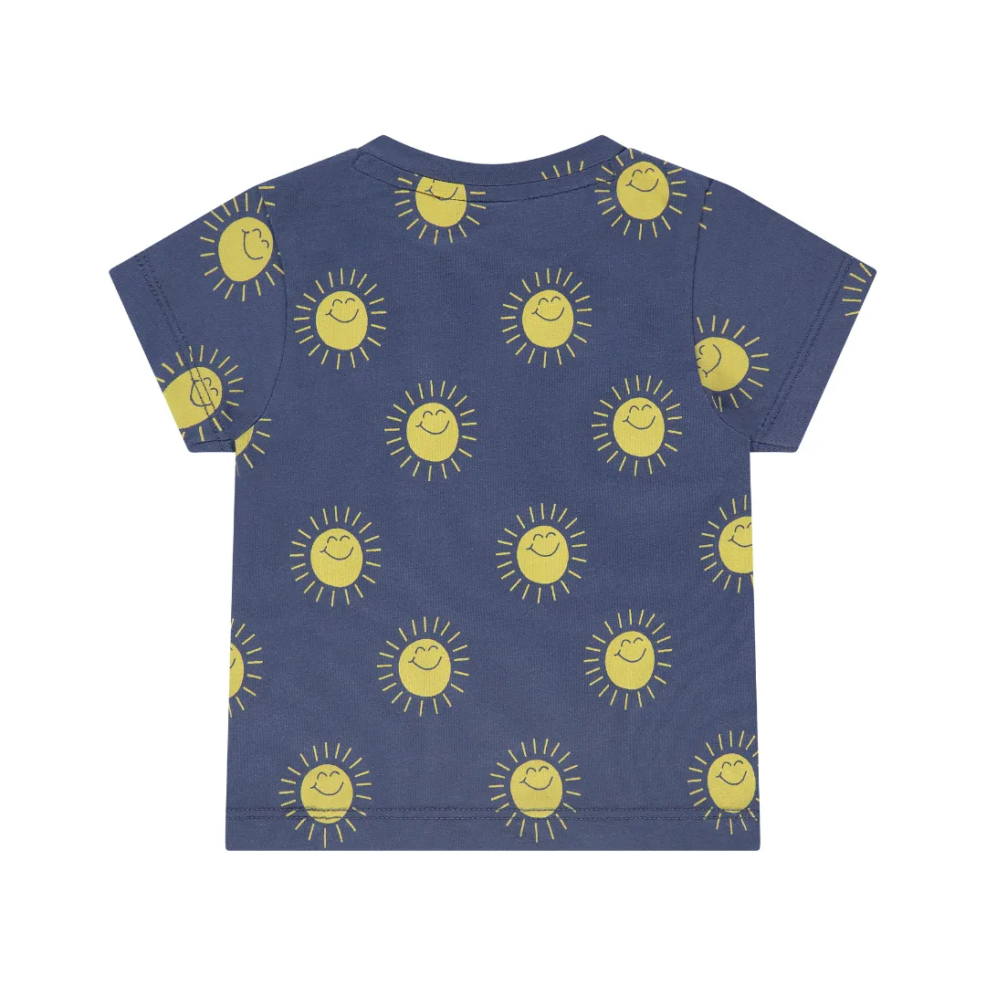 Baby Short Sleeve Tee - Suns on Blue by Babyface