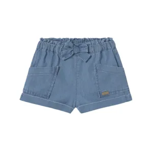 Baby Shorts with Bow - Light Denim by Mayoral
