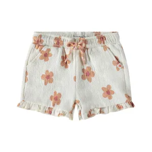 Baby Sweat Shorts - Creme Floral by Babyface