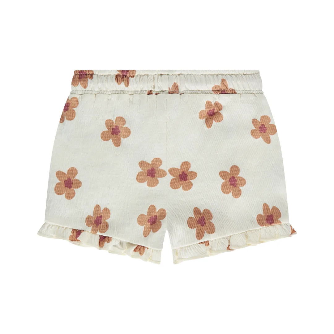 Baby Sweat Shorts - Creme Floral by Babyface