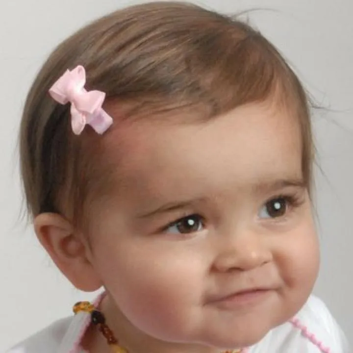 Baby's First Hair Clip Gift Set - Shocking Pink   White   Pink by No Slippy Hair Clippy
