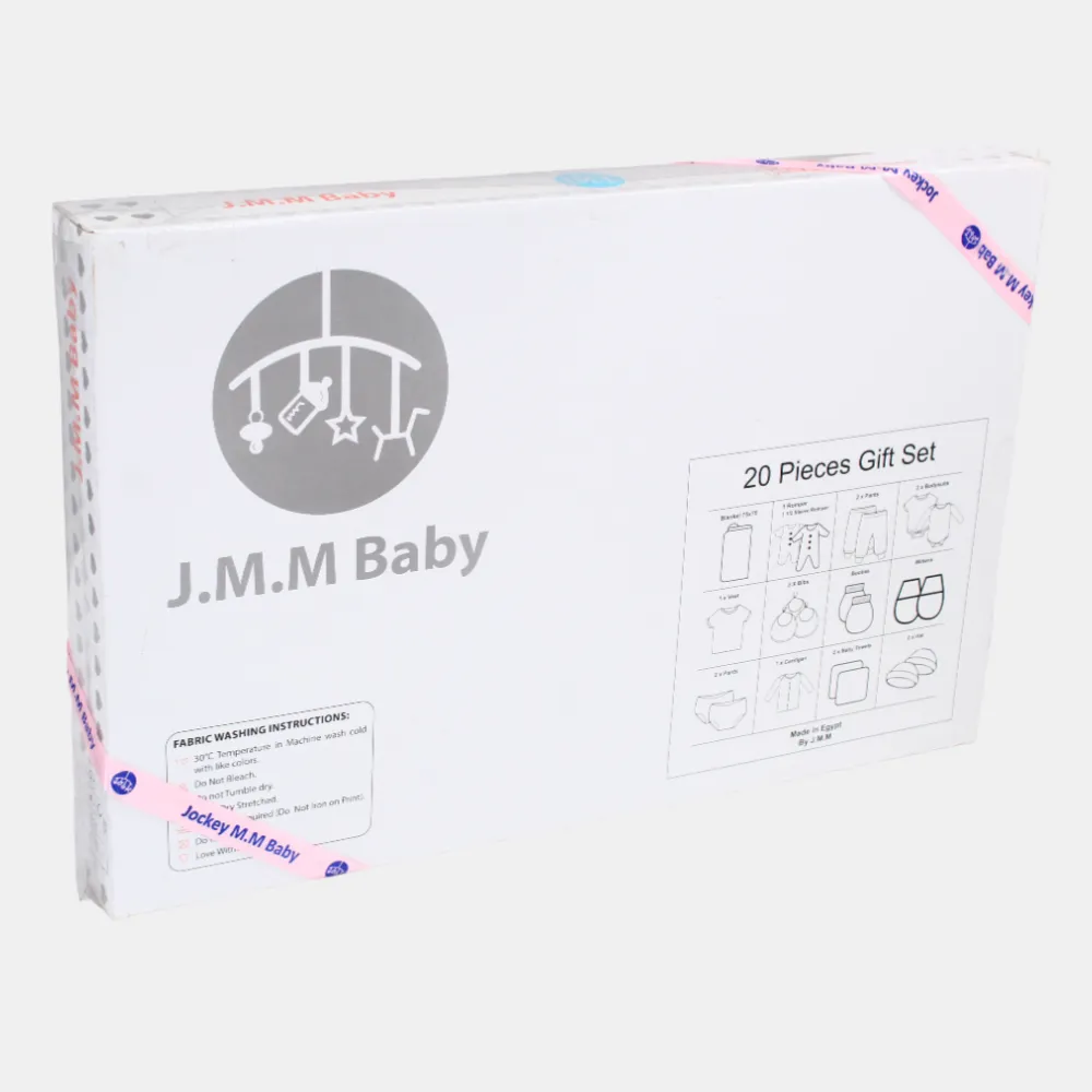 Ballet-Themed Baby Girls' Summer Gift Box – 20 Pcs (0-3m)