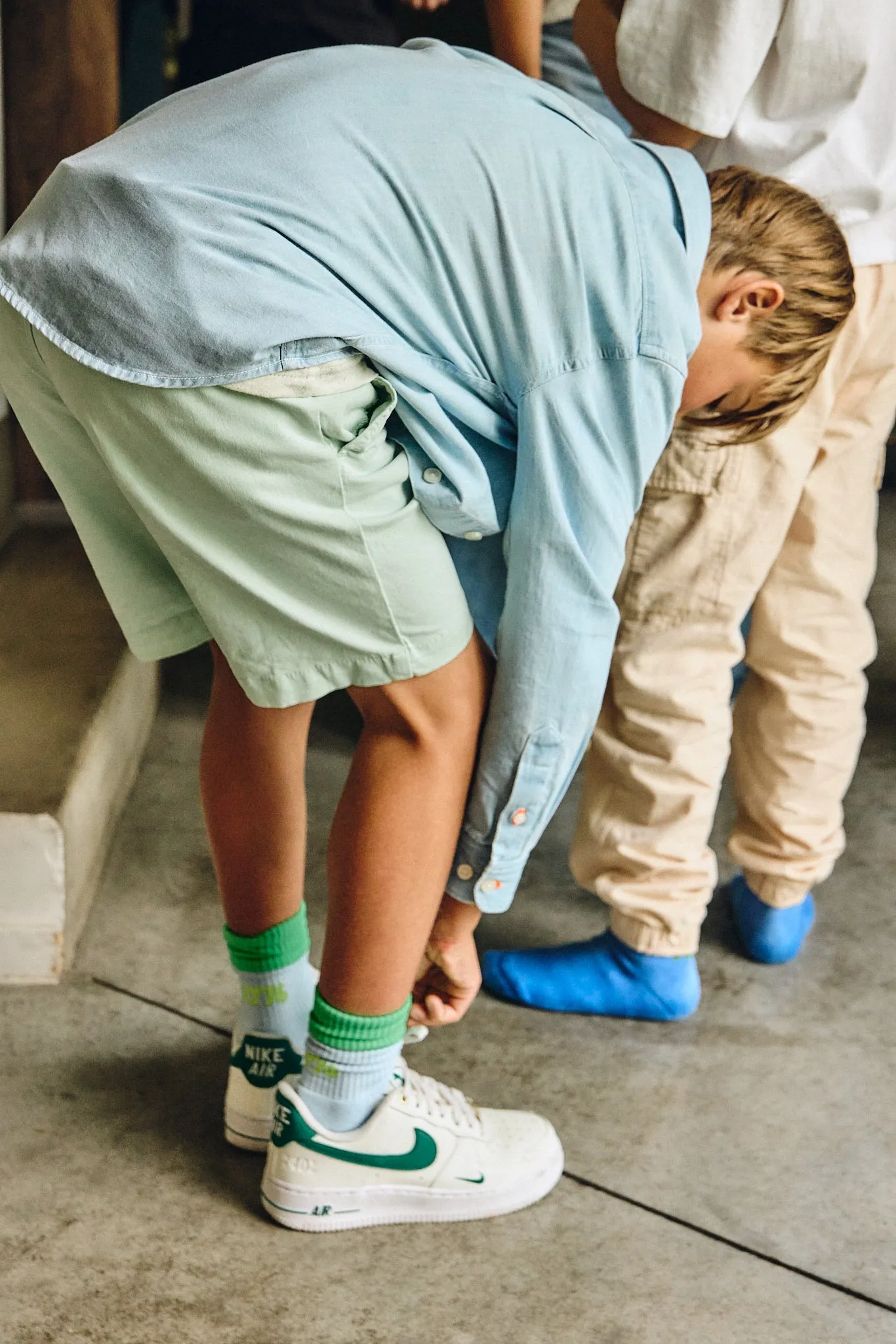 barry chino shorts 000400 - light green Ao76 Clothes Boys Girls
