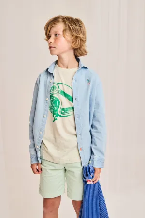 barry chino shorts 000400 - light green Ao76 Clothes Boys Girls