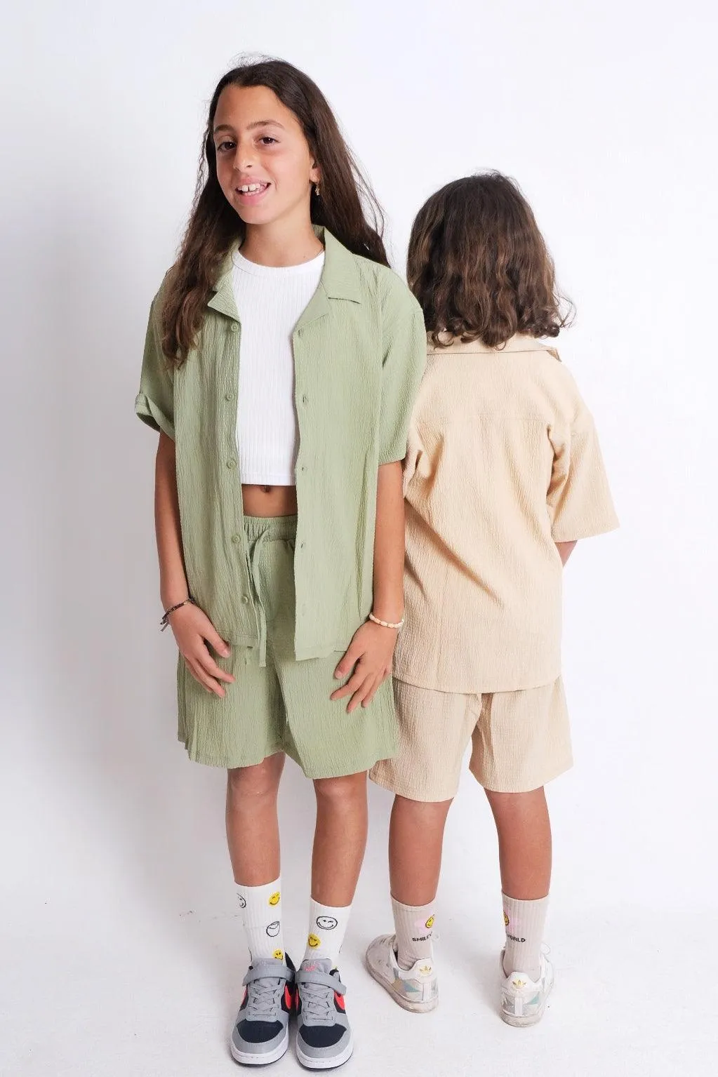 Beige 2-Piece Outfit Set