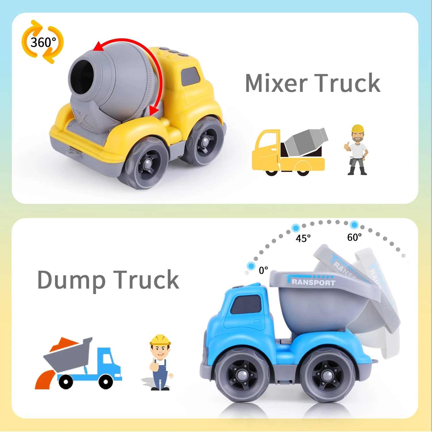 Big Construction Truck Set