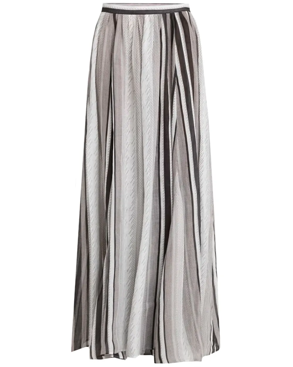 Black and White Maxi Skirt