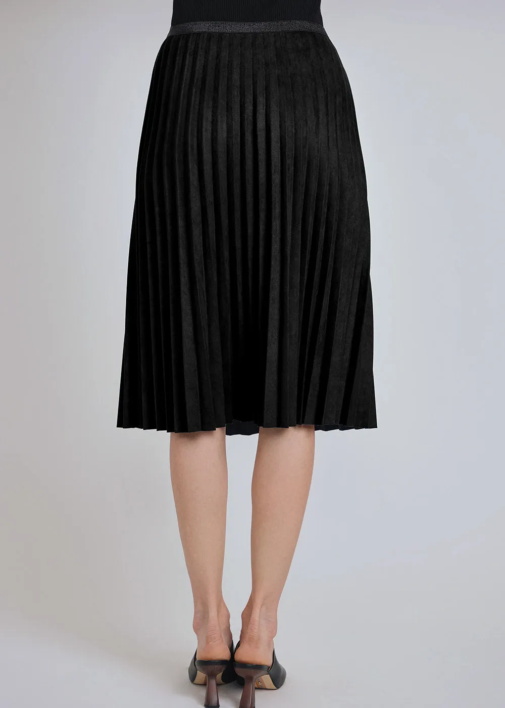 Black Suede Skirt