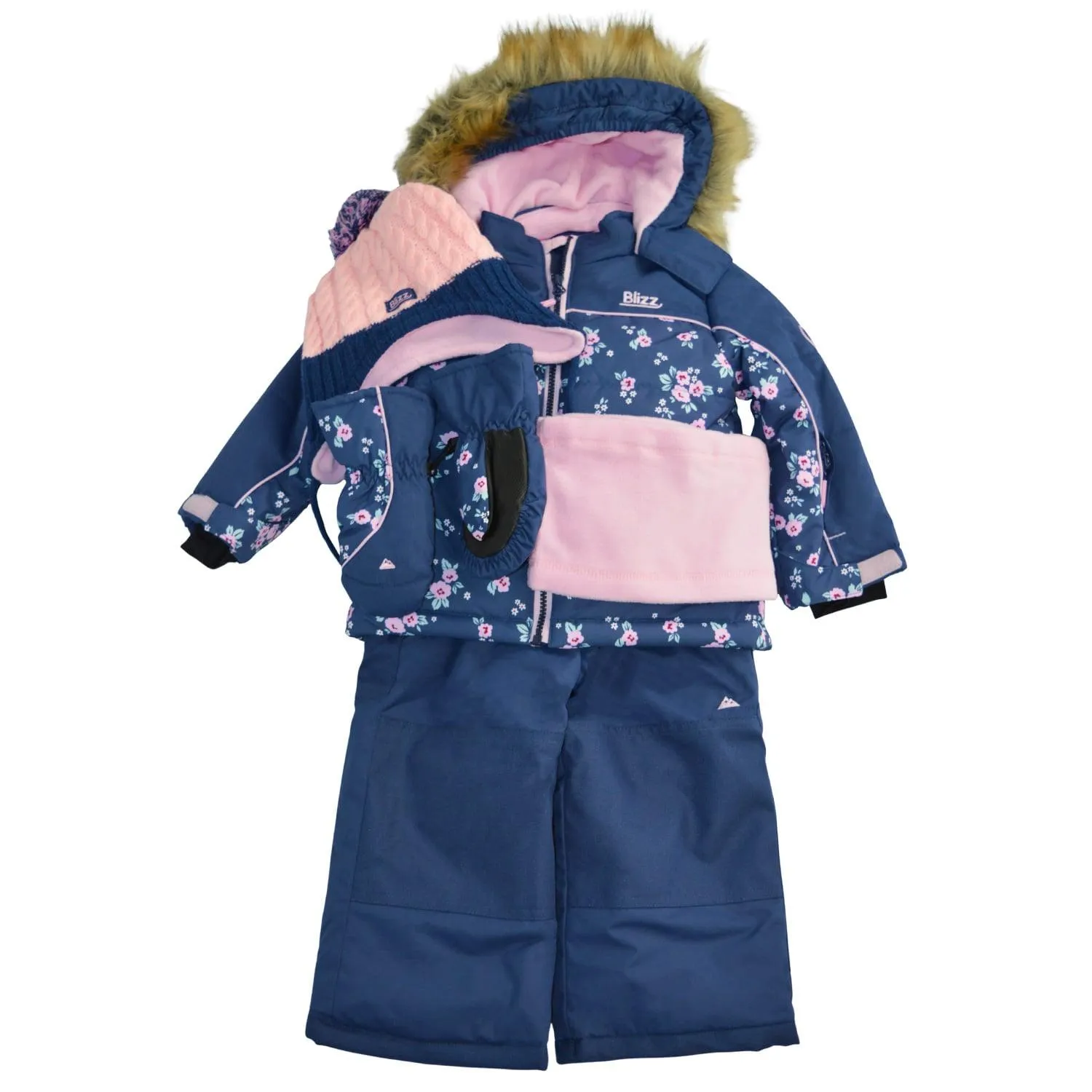 Blizz Girls Snow Suit (2 to 6 yrs) - 24WBLI5418 Babykids Blizz