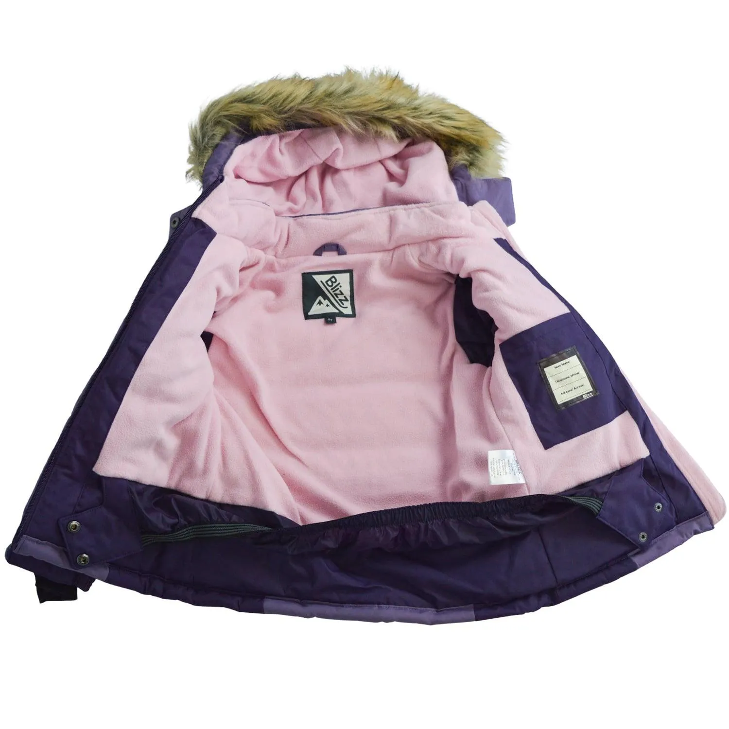 Blizz Toddler & Youth Girls Snow Suit (4 to 16 yrs) - 24WBLI5403 Babykids Blizz
