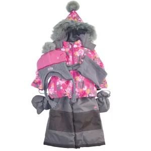 Blizz Toddler Girls with Pointy Hood Snow Suit (18m & 24m) - 22WBLI5223 Babykids Blizz