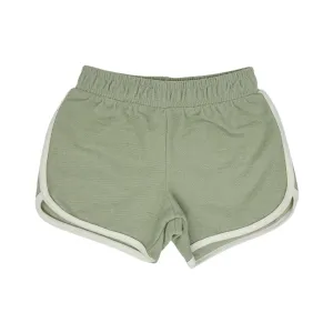Blossom Dolphin Shorts - Matcha by Tiny Whales