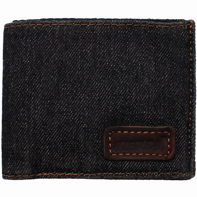 Blue Denim Wallet Denim Mens Slim billfold Wallet Denim Bifold Wallets For Men