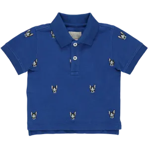 Boys Alec Shirt - Bulldog Embroidery