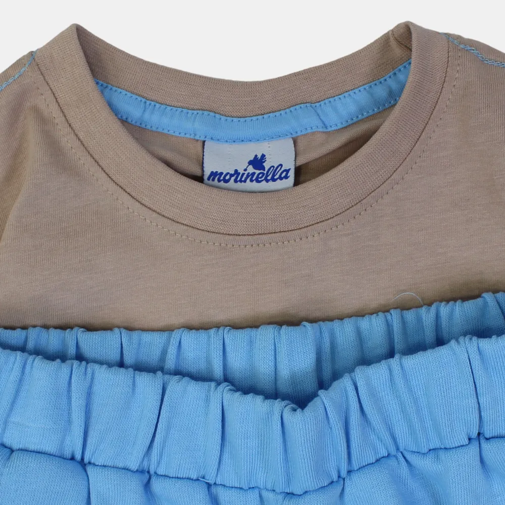 Boys Cotton Pajama Set - Athletic Design