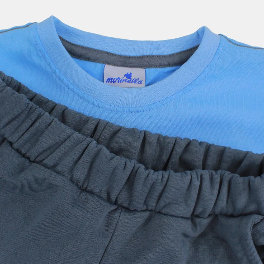 Boys Cotton Pajama Set - Athletic Design