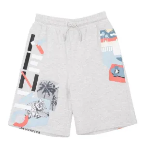 Boys Grey Tiger Bermuda Shorts