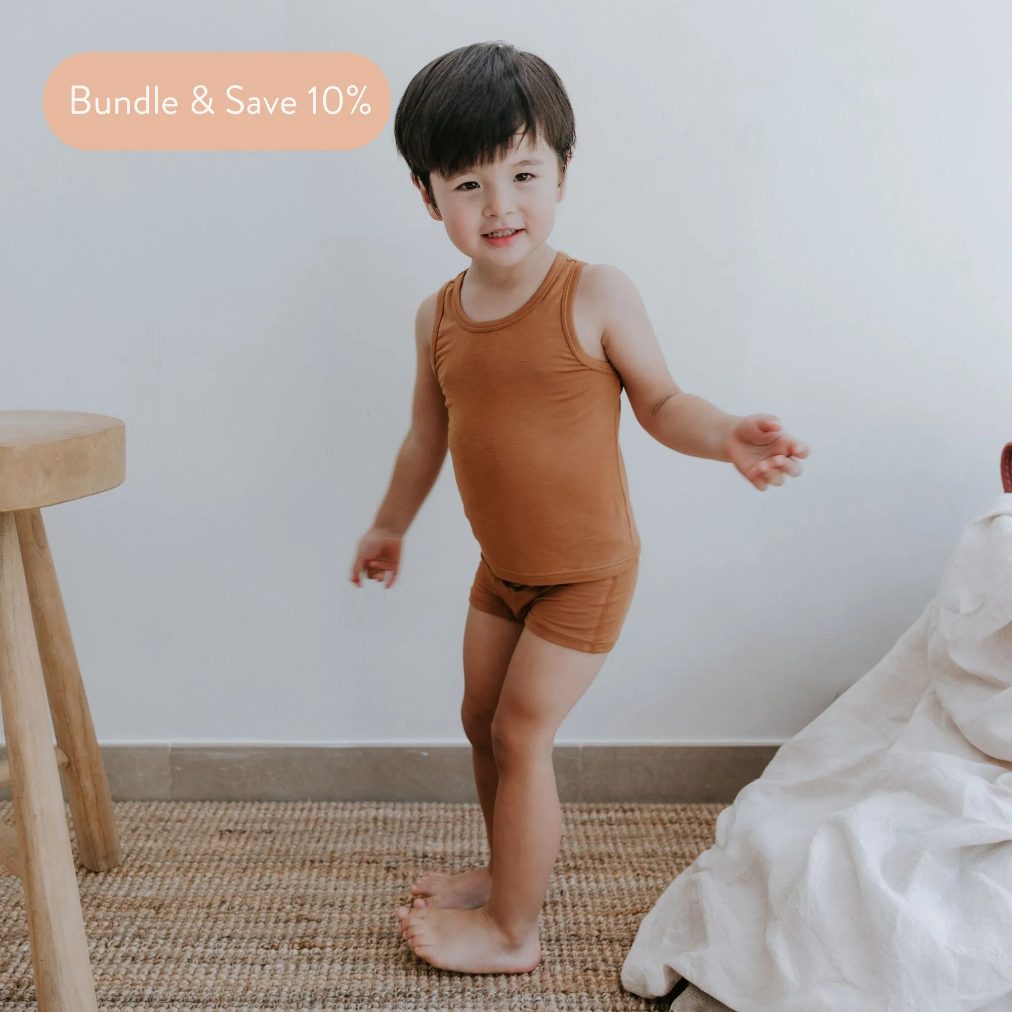 Boys' Tencel™ Micro Modal Boxer Briefs - Set Of 2 Babykids_just-peachy