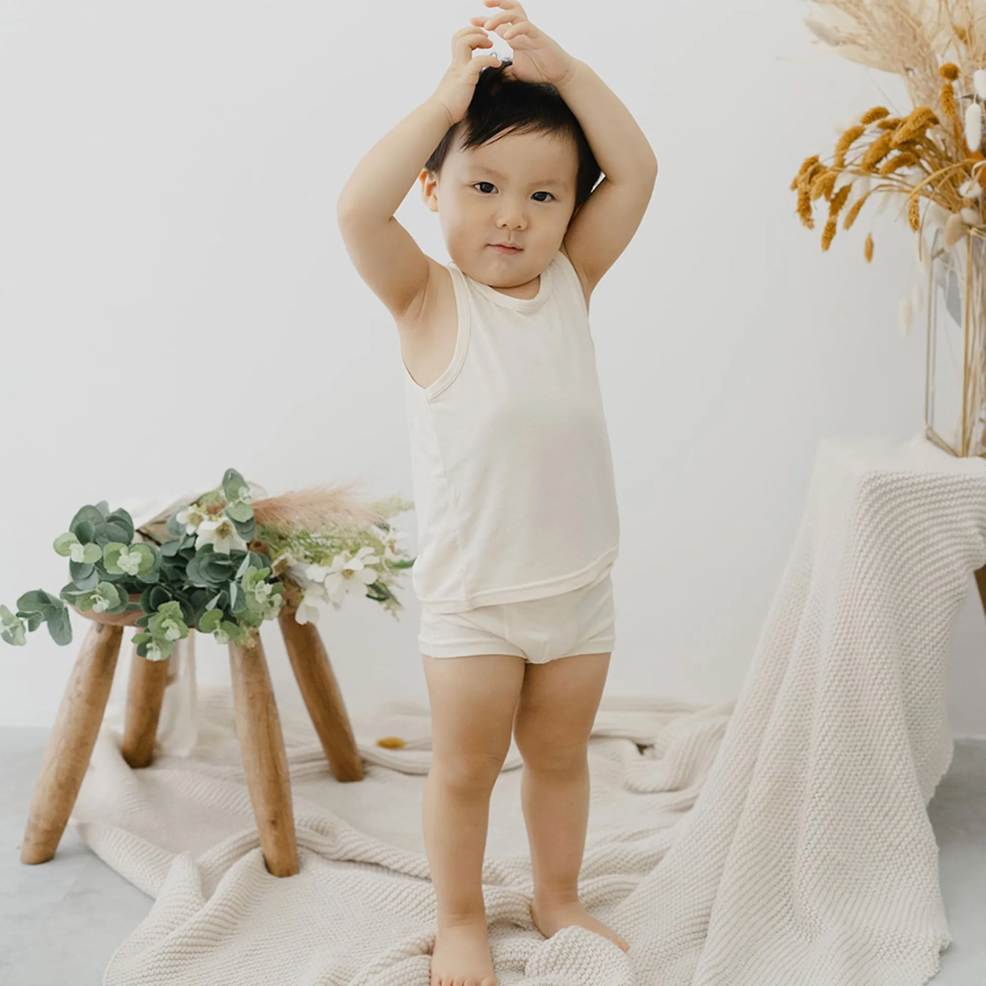 Boys' Tencel™ Micro Modal Boxer Briefs - Set Of 2 Babykids_just-peachy