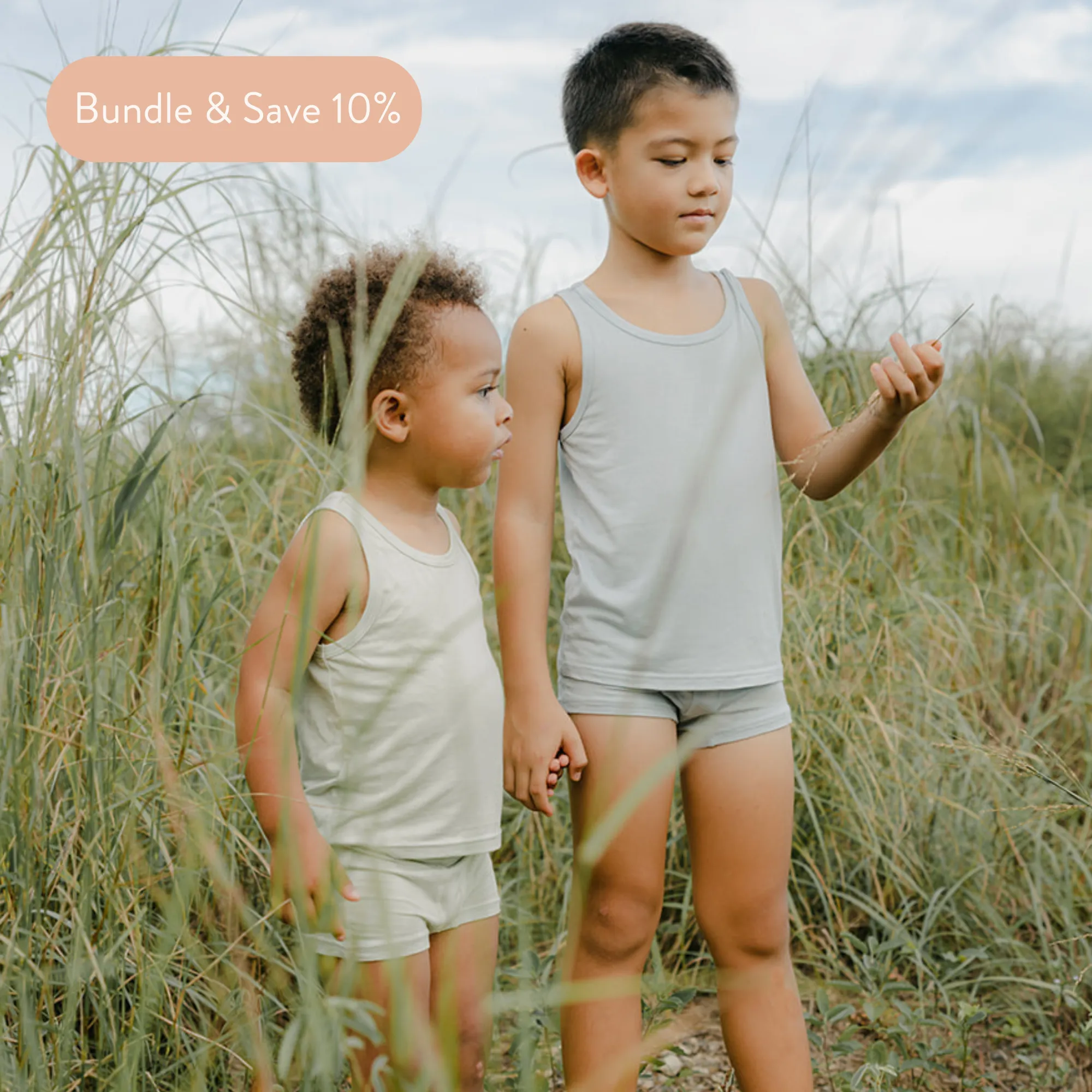 Boys' Tencel™ Micro Modal Boxer Briefs - Set Of 2 Babykids_just-peachy
