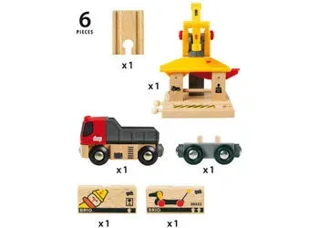 Brio Toys BRIO - Freight Goods Station 6 pieces