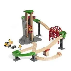 Brio Toys BRIO - Lift and Load Warehouse Set 32 Pieces
