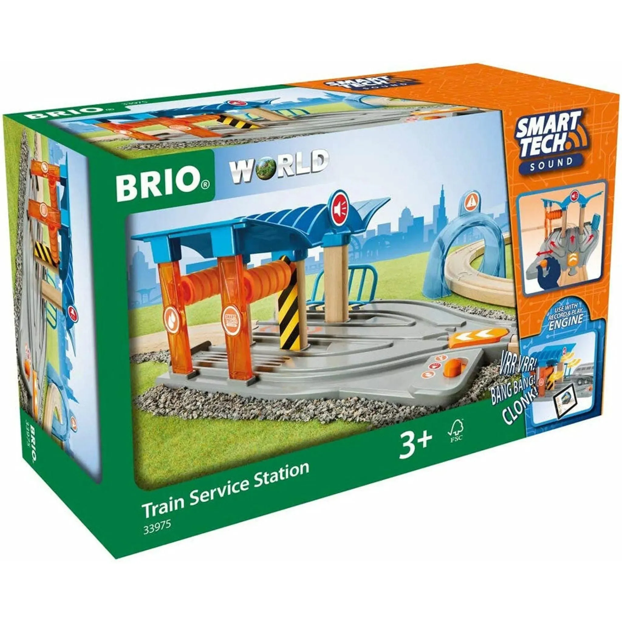 Brio Toys BRIO Smart Tech Sound - Train Service Station 2 pieces